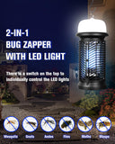 DEEZEE Bug Zapper Outdoor Indoor，Mosquito Zapper with LED Light,4200V Electric Fly Zapper,20W Insect Zapper&Mosquito Killer lamp for Home, Patio, Kitchen, Backyard, Camping, Plug-in