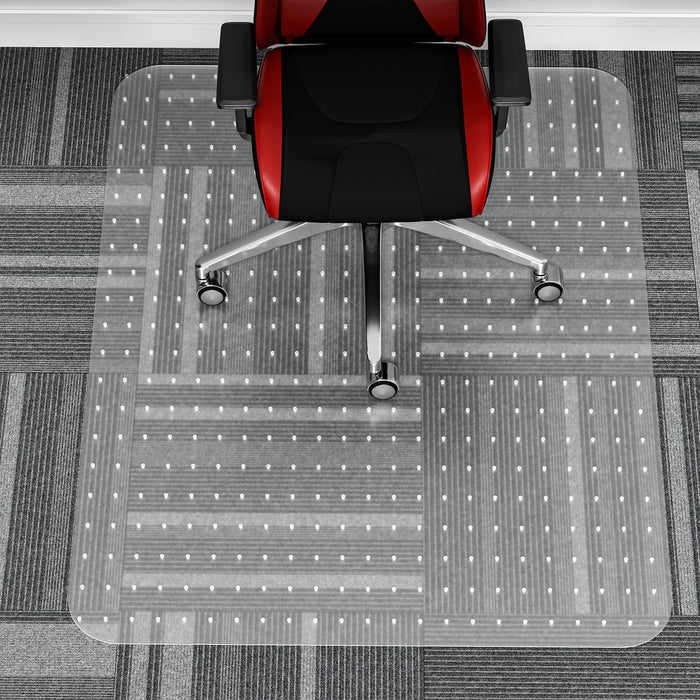 WASJOYE Office Chair Mat for Carpet,36x48in Clear Home Carpet Chair Mat Protector Cover with Non-Slip Studded for Computer Desk Rolling Chair, Transparent