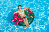 Swimline Christmas Wreath Inflatable Pool Ring, Multi, One Size