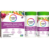 Rainbow Light Prenatal Daily Duo Multivitamin Kit, With Prenatal One Daily Multivitamin and Prenatal DHA Omega-3 Fish Oil for Mom's Health and Baby's Development Support, 30 Count