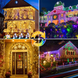 200 LED Color Changing Christmas Lights, 66FT with Remote, Timer, Memory - 11 Modes, Waterproof for Xmas Tree, Holiday, Garden