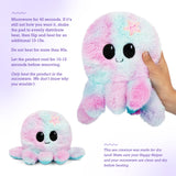 Happy Helpers Octopus Plush — Menstruation Crustacean Plushies Cute Lavender Scented Heating Pad for Cramps