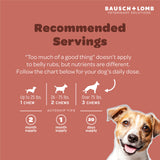 Bausch + Lomb Project Watson Dog Supplement, Contains Omega-3, Omega-6, Lutein, Zeaxanthin, and Vitamin A, Eyebright Herb Extract & Marshmallow Root to Help Reduce Eye Irritation, 60 Soft Chews