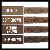 MAYBELLINE New York Tattoo Brow Semi Permanent 36Hr Eyebrow Pencil Longlasting Thicker Fuller Eyebrows Medium Brown 05