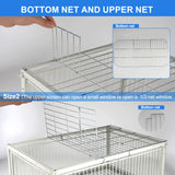 Pigeon Trap with Escape-Proof Design, Pigeon Cage with One-Way Entry, Ideal Pigeon Coop, Chicken and Bird Trap Cage, Portable & Easy Assembly, Unharmful Made of High-Strength Iron and Anti-Rust Paint