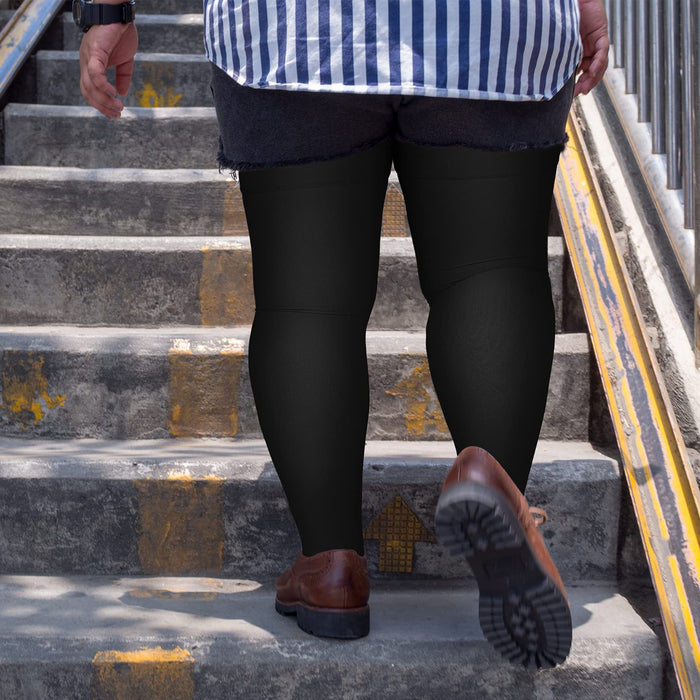 Wear Compression Socks Thigh Compression Pants Zhanmai Thigh High