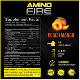 Forzagen Amino Fire | Essential Amino Energy Powder for Pre-Workout | BCAA Energy Boost & Muscle Recovery Drink Mix, Enhance Focus & Concentration, Dietary Supplement | Peach Mango, 40 Servings
