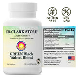 Dr. Clark Green Black Walnut Dietary Supplement, 360mg, 60 Tapioca Capsules