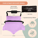 MOYOAMA Hysterectomy Pillow for Abdominal Surgery Hysterectomy Recovery Must Haves - Hysterectomy Recovery Gifts, Hysterectomy Recovery Products, Hysterectomy Gifts, Tummy Pillow After Hysterectomy