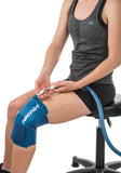 Aircast Cryo/Cuff Cold Therapy: Knee Cryo/Cuff with Non-Motorized (Gravity-Fed) Cooler, Medium