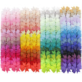 120 Pieces 3 Inch Pinwheel Hair Bows For Toddler Girls Rainbow Scale Gradient Flower Design Printed 60 Colors In Pair
