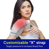 Suptrust Shoulder Brace for Women and Men, Shoulder Pain Relief, Shoulder Support, Rotator Cuff Support Brace, Adjustable Fit Sleeve Wrap, Relief for Shoulder Injuries and Tendonitis, One Size Regular(Gray Color)