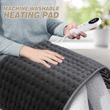 GGUTOBB Heating Pad for Back Pain Relief, Gifts for Women, Mom, Men, Dad, Valentines Day, Mothers Day, Christmas, Heat Pads for Cramps, Shoulder, Waist, Abdomen, XL 12"x24" Heat Pad Machine Washable