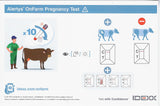 IDEXX Alertys OnFarm Cow Pregnancy Test, Complete kit - Bovine (Cattle) Test/Needle/Syringe/EDTA Blood Tube