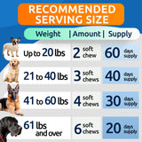 BARK&SPARK Advanced Dog Allergy Itch Relief Chews - Skin Probiotics w/Fish Oil Omega 3 - Itchy Skin Relief Pills - Anti Itching Licking - Skin Allergies Treatment Immune Supplement Colostrum-120 Bacon