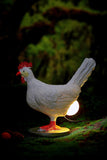 Lifelike Resin Chicken Egg Night Light with Color Box - Easter Egg Lamp for Birthdays and Christmas