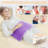 Heating Pad-Electric Heating Pads for Back,Neck,Abdomen,Moist Heated Pad for Shoulder,Knee,Hot Pad for Pain Relieve,Dry&Moist Heat & Auto Shut Off(Light Purple, 12''×24'')