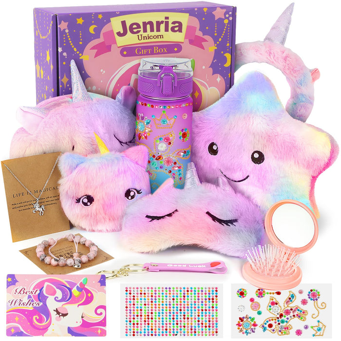 Jenria Unicorn Gifts for Girls, Christmas Birthday Gifts for Girls Age 3 4 5 6 7 8 9 10 Years Old Girl Birthday Gift Ideas, Girls Toys Age 6-8, Unicorn Toys for Daughter, Niece