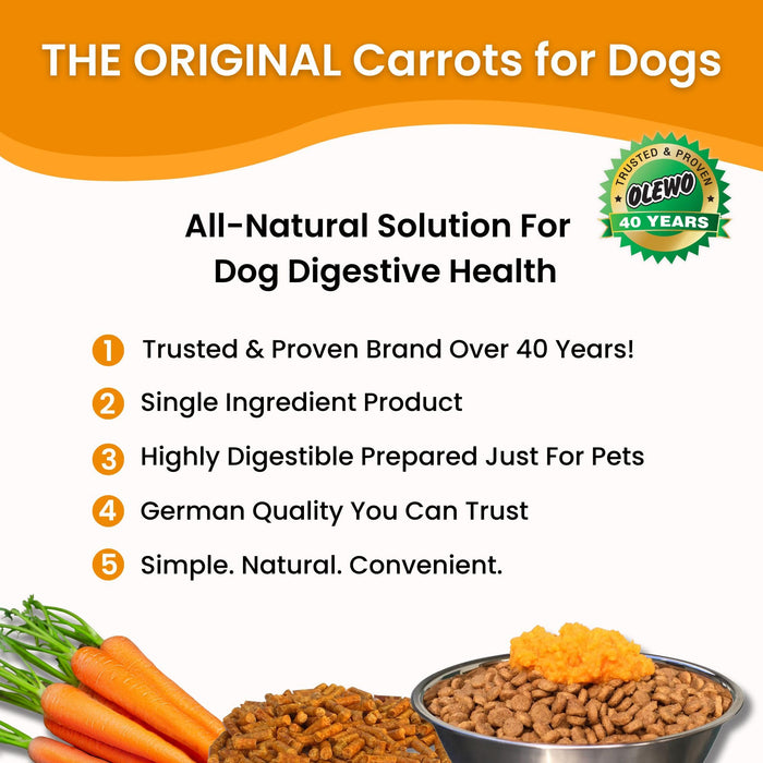 Olewo Carrots Can You Feed Dogs Raw Carrots Olewo Carrot Pellet