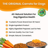 Olewo Original Carrots for Dogs – Fiber for Dogs Keep Poop Firm, Digestive Dog Food Topper, Skin & Coat Support, Dehydrated Whole Food Dog Multivitamin, Gut Health for Dogs, 2.2 lbs