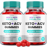 (2 Pack) Acv for Keto Health Gummies - Official Formula, Vegan - Acv for Keto Health Gummies 750 Weight Apple Loss Cider Ac Gummy with Apple Cider Vinegar Keto + Acv Formula Keto+Acv (120 Gummies)