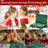 Crystal Advent Calendar 2024,24 Days Christmas Countdown Calendar Gifts for Kids,Stone Learning Collection with Unique Crystal and Rocks for Adults Teens