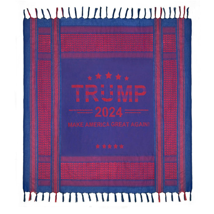 Explore Land Cotton Shemagh Tactical Desert Scarf Wrap Trump 2024