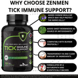 Zenmen Tick Immune Support and Echinacea Organic Tincture Bundle