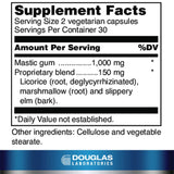 Douglas Laboratories Pylori-Plex - for Stomach Lining & GI Support* - with Mastic Gum, Licorice Root, Marshmallow Root & Slippery Elm - DGL Supplement - 60 Vegetarian Capsules