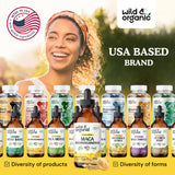 Maca Ashwagandha Drops Supplement - Organic Ashwagandha Maca Root Liquid Extract for Men & Women - Mood Support - Stress Relief - Vegan, Alcohol Free Tincture - 4 fl oz