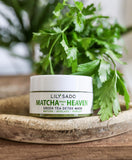 LILY SADO Green Tea Matcha & Avocado Face Mask - Organic Natural Vegan Facial Mask - Anti-Aging Antioxidant Defense Against Acne, Blackheads & Wrinkles for a Soft Glowing Complexion – 4 oz