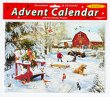 The Farm at Christmas Advent Calendar (Countdown to Christmas) with Holiday Pictures by Vermont Christmas Company