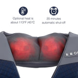 EAshuhe Neck Back and Shoulder Shiatsu Massager with Heat, Deep Tissue Kneading Massage for Shoulder, Back and Neck, Best Gifts for Women Men Mom Dad
