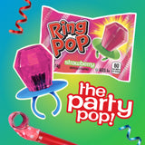 Ring Pop Halloween Bulk Variety Candy - 50 Ct Individually Wrapped Lollipops w/ Assorted Flavors - Fun Candy For Party Favors, Halloween Parties, Trick or Treat Goodie Bags, Bachelorette Parties