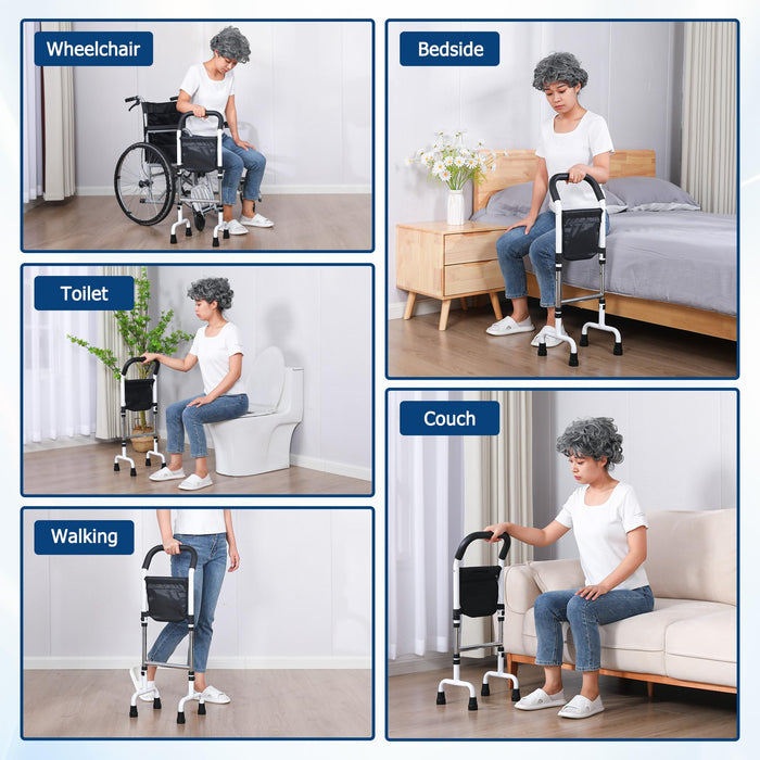 Stand Assist-Mobility Standing Aid Rail for Couch, Chair, Bedside, Toilet. Assistance Handle for Seniors and People with Limited Mobility. Safety Grab Bar for Standing, Walking, Up and Down the Stairs