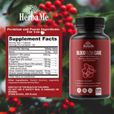 HerbaMe Blood Circulation Supplement, 120 Capsules, Supports Leg Vein, Heart, Vessels and Cardiovascular Health with Niacin, L-Arginine, Ginger, Cayenne Pepper, Hawthorn, Diosmin, Blood Flow Pills