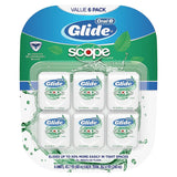 Oral-B Glide Dental Floss, Scope Flavor, 40m (Pack of 6)