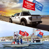 WHGJ Trump 2024 Flag Take America Back - Double Sided 3x5 ft, Heavy Duty 3 Ply Durable Polyester - Red Donald Trump President Flags Merchandise for Outdoor Indoor Fade Resistant Banner Decor