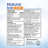 Mentholatum (R) Natural Ice (R) Sport Broad Spectrum SPF 30 Medicated Lip Balm - 12 Pack of 4.5 g Tubes