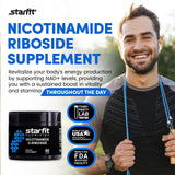 STARFIT - Nicotinamide D-Riboside, Nicotinamide Riboside for Supporting NAD+ Supplement Levels, Focus and Energy Supplement, Metabolism Support Nicotinamide Riboside Supplement, 90 Capsules