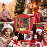 Christmas Advent Puzzle Calendar 2024,1008 Pcs Christmas Advent Calendar Jigsaw Puzzles,Funny Christmas Game Gift,Xmas 24 Days Advent Countdown Gift for Adults Kids (red)