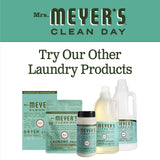 MRS. MEYER'S CLEAN DAY Liquid Fabric Softener, Infused with Essential Oils, Paraben Free, Basil, 32 oz (32 Loads)