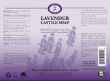 Carolina Lavender Castile Soap Liquid – Skin-Softening Olive Oil Soap Organic Body Wash – Pure Castile Soap Lavender Liquid Soap – Vegan Castille Soap Liquid (Lavender, 32 ounces)