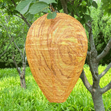 Durable Fabric Simulated Wasp Nest Decoy, 4 Pack Eco Friendly Bees Hanging Hornet Defense Wasp Deterrent Lantern Beehive for Home Garden Yard Outdoors