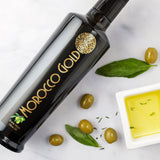 MOROCCO GOLD Single Estate Extra Virgin Olive Oil, Unfiltered, Unblended, High in Polyphenols, Pure & Natural, 500ml