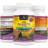 Advanced Nutrition Labs Saw Palmetto, 1500 mg, 120 Capsules, Plus Extract for Women and Men