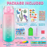 EDsportshouse Decorate Your Own Water Bottle Kits for Girls Age 4-6-8-10,Mermaid Painting Crafts,Fun Arts and Crafts Gifts Toys for Girls Birthday Christmas(Mermaid)