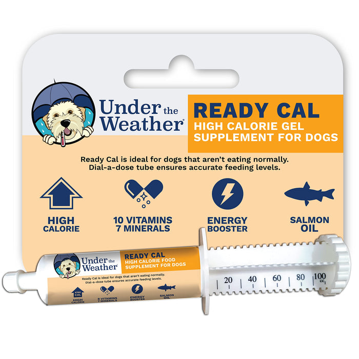 Under the Weather Pet | Ready Cal for Dogs 100cc | High Calorie Supplement | Weight Gainer and High Calorie Booster | 10 Vitamins, 7 Minerals & Omega Fatty Acids