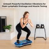 LifePro Vibration Plate Exercise Machine - Whole Body Workout Vibration Fitness Platform w/ Loop Bands - Home Training Equipment - Remote, Balance Straps, Videos & Manual