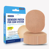 OK TAPE Adhesive Patches for MEDTRONIC Guardian and Other Sensor, Waterproof & Sweatproof CGM Patches, Long Last Sensor Patches 15 PCS, Beige